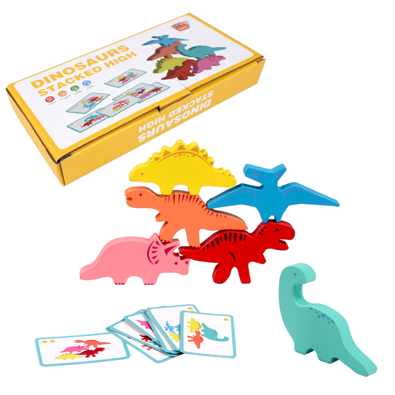 Party Games Kids Indoor - Houten balansblokken speelgoed voor kinderen dier