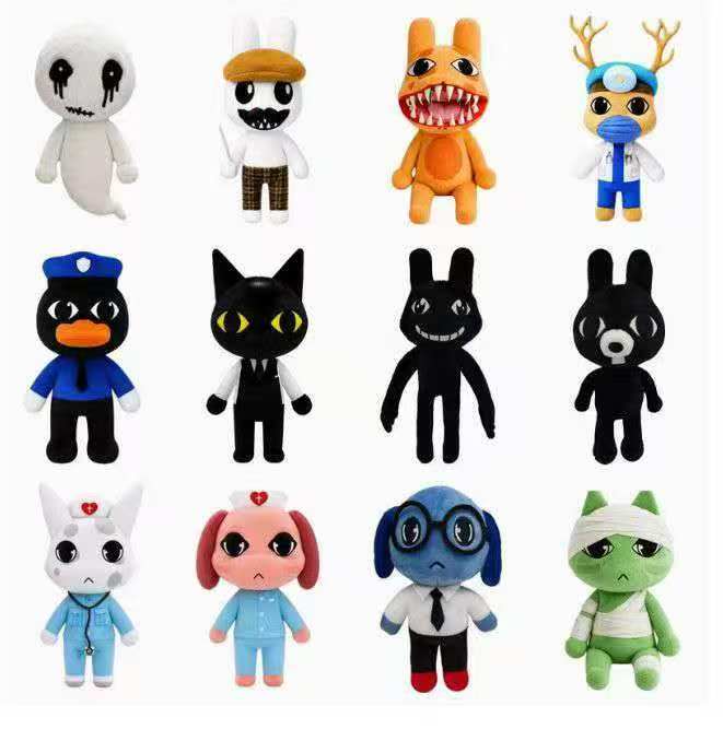Party Games Easter For Kids - Schattig horror dierenziekenhuis pluche knuffel blauwe