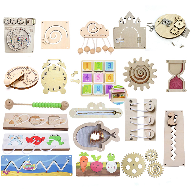 Party Games Kids Indoor - Baby Busy Board Accessoires Montessori Speelgoed