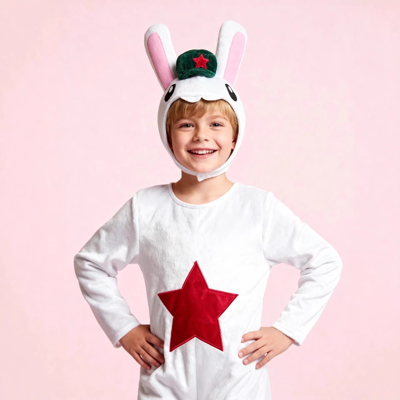 Wit paaskostuum voor kinderen  - Party Games Easter For Kids recensie en prijs