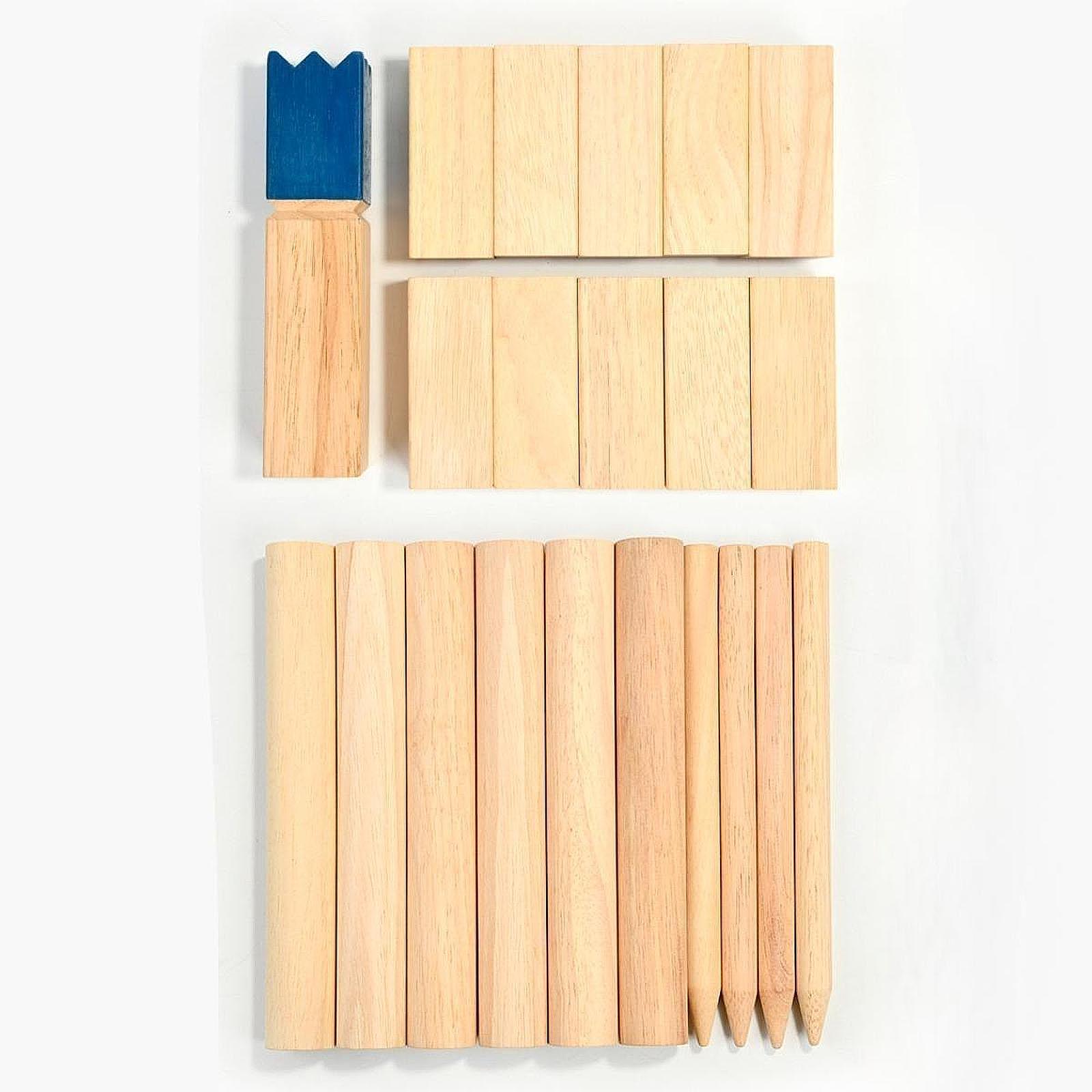 Premium houten Kubb-speelset v - Kubb Game Yard recensie en prijs