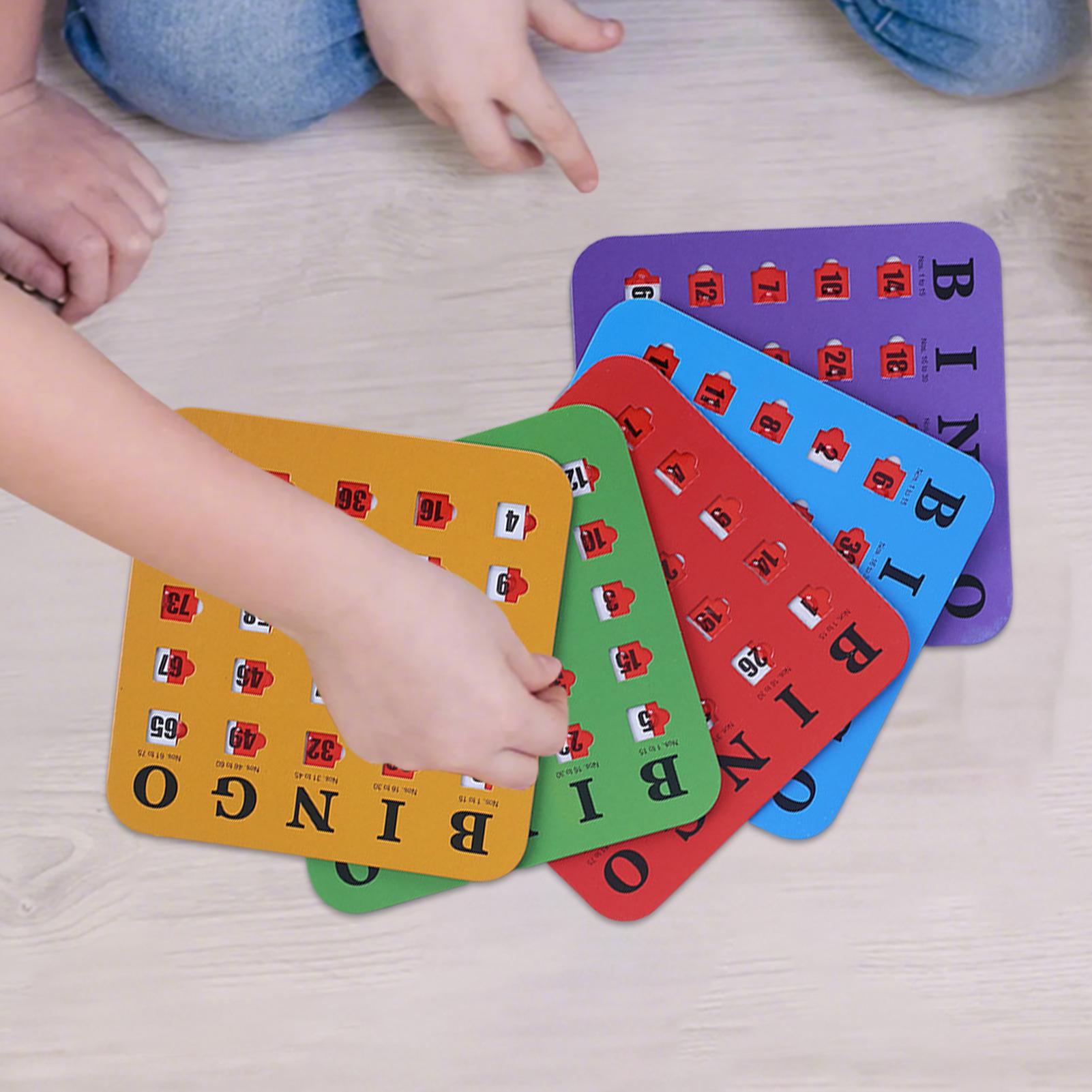 5 stuks schuifbare bingokaarte - Party Games School recensie en prijs