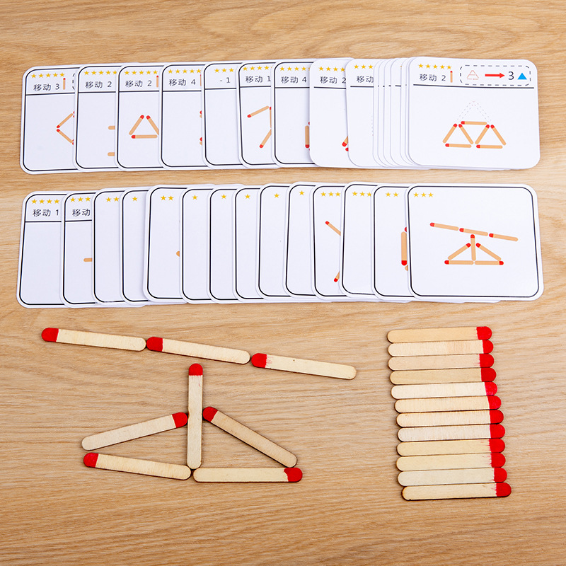 Montessori Matches Puzzels Spe - Party Games Kids Indoor recensie en prijs