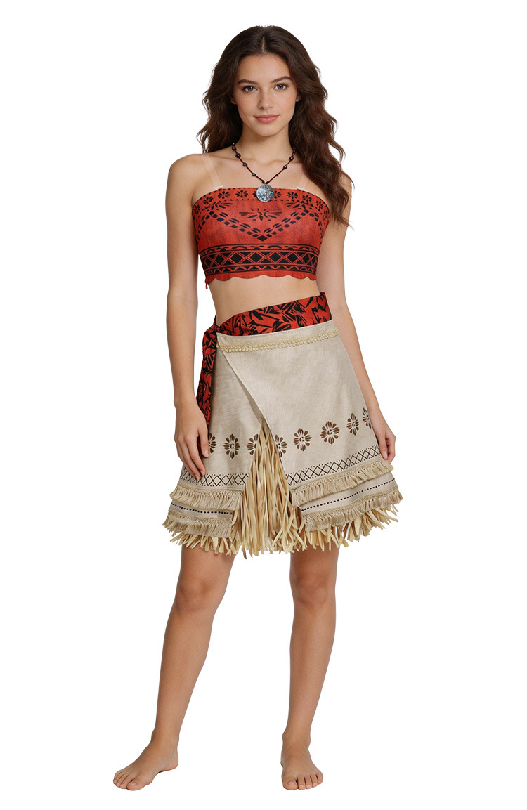 Halloween-jurk Moana-geïnspire - Party Games Moana recensie en prijs