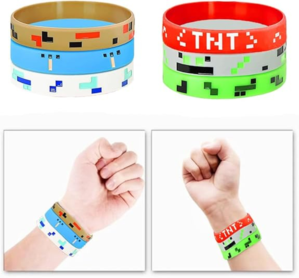 24 stks Pixelated Thema Armban - Party Games Adult Birthday recensie en prijs