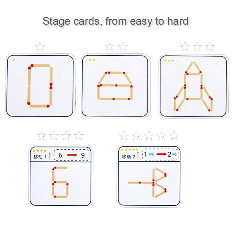 Montessori Matches Puzzels Spe - Party Games Kids Indoor recensie en prijs