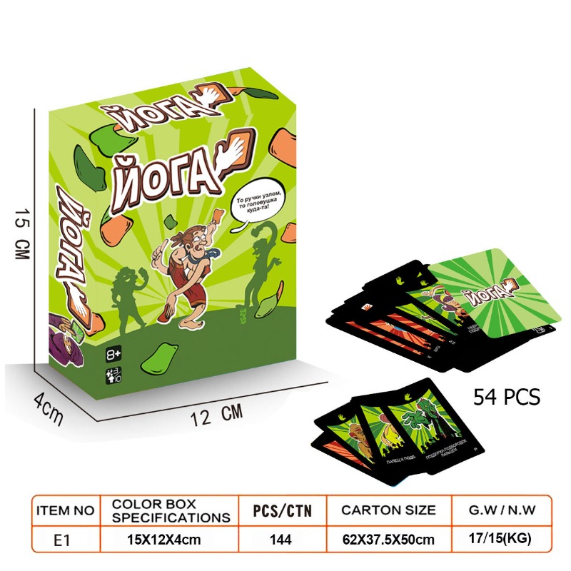 Yoga kaartspel, Russische vers - Party Games Adults Indoor recensie en prijs